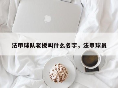 法甲球队老板叫什么名字，法甲球员