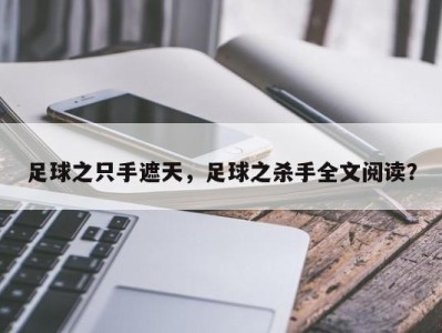 足球之只手遮天，足球之杀手全文阅读？